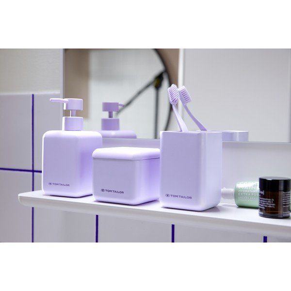 Suport pentru periuța de dinți mov din polirășină Tom Tailor T-Rounded – Wenko-image-1
