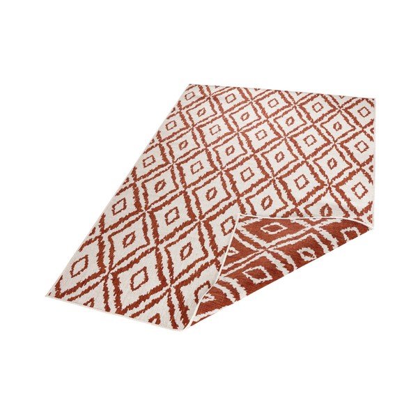 Covor adecvat pentru exterior NORTHRUGS Rio, 80 x 150 cm, roșu - alb-image-2