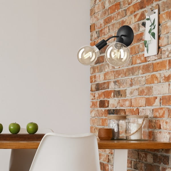 Aplică de perete neagră Viggo – LAMKUR-image-1