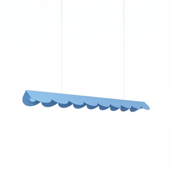 Lustră albastru-deschis LED din aluminiu BISCUIT – Thoro
