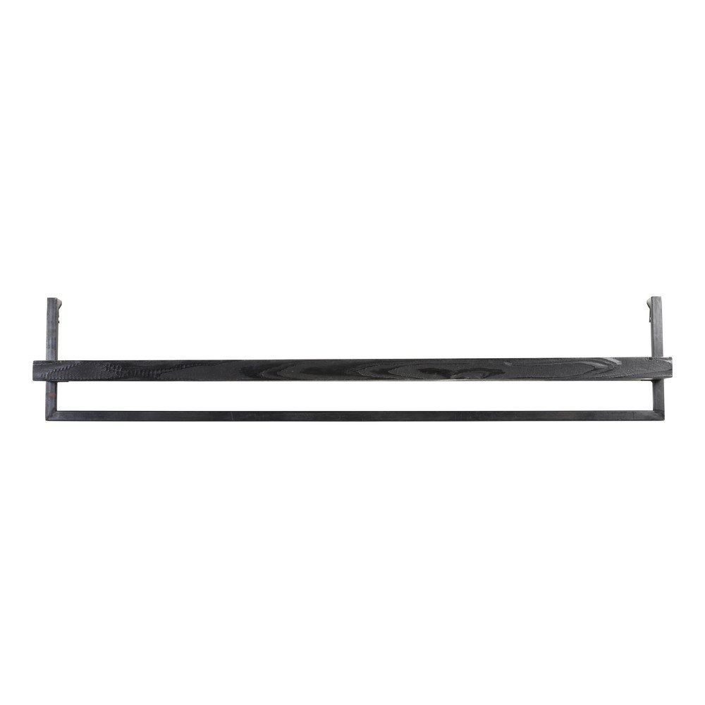 Raft negru mat din lemn de mango 120 cm Maddison – Light &amp; Living