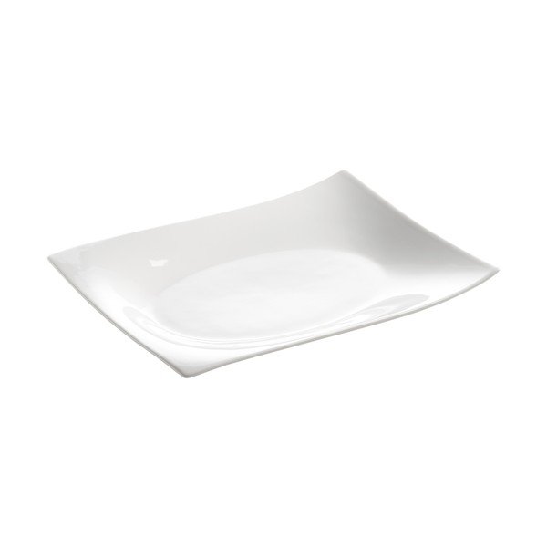 Farfurie din porțelan Maxwell & Williams Motion, 35 x 25,5 cm, alb
