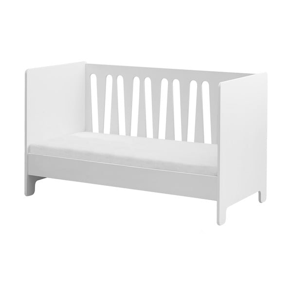 Pătuț variabil Pinio Moon, 70 x 140 cm, alb-image-2