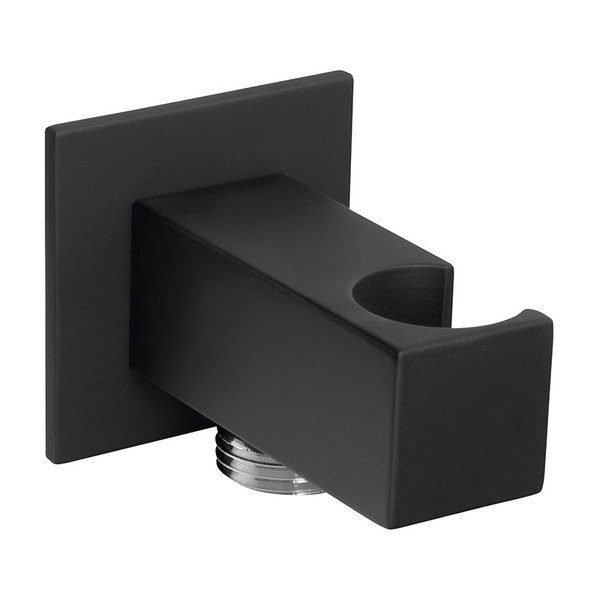 Componentă de conectare pentru duș negru-mat din alamă – Sapho-image-1