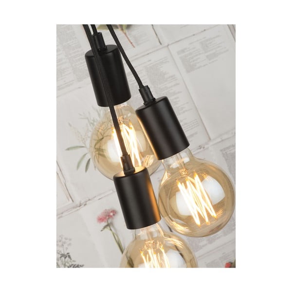 Lampadar negru/gri cu abajur din metal (înălțime 190 cm) Oslo – it's about RoMi-image-4