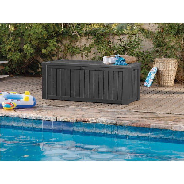 Cutie de depozitare pentru grădină gri antracit din plastic Rockwood – Keter-image-3