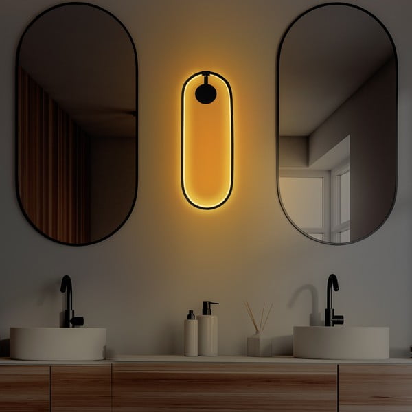 Aplică de perete neagră LED Can – Opviq lights-image-2