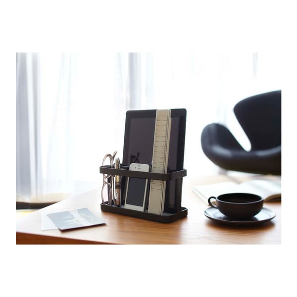 Suport multifuncțional YAMAZAKI Tower Rack, negru-image-2