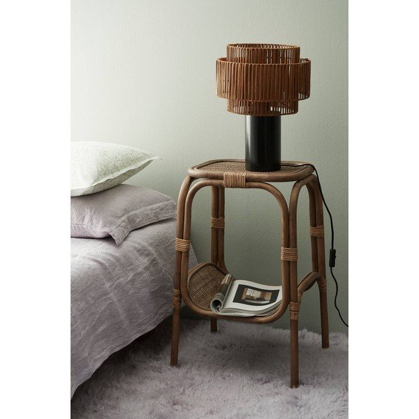 Măsuță auxiliară rotundă din ratan ø 41 cm Magnolia – Ellos Home-image-1