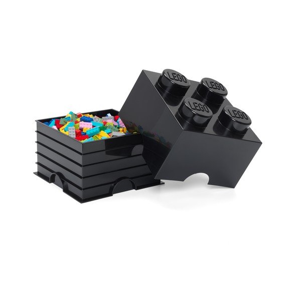 Cutie depozitare LEGO®, negru-image-2