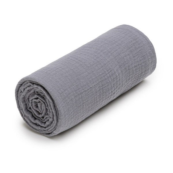 Prosop  pentru copii gri din muselină 120x120 cm – T-TOMI