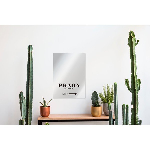 Oglindă de perete Little Nice Things Prada, 70 x 50 cm-image-1