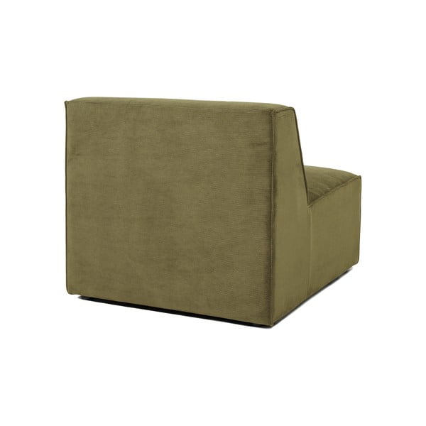 Modul pentru canapea verde din catifea reiată (partea din mijloc) Sting - Scandic-image-3