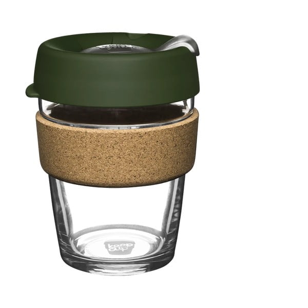 Cană de voiaj verde 340 ml Brew Cork Pine M – KeepCup