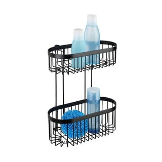 Coș de perete Wenko Classic Plus 2 Tier, negru