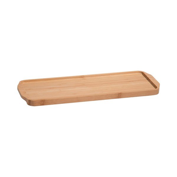 Tavă din bambus pentru servit Pempti, lungime 47 cm