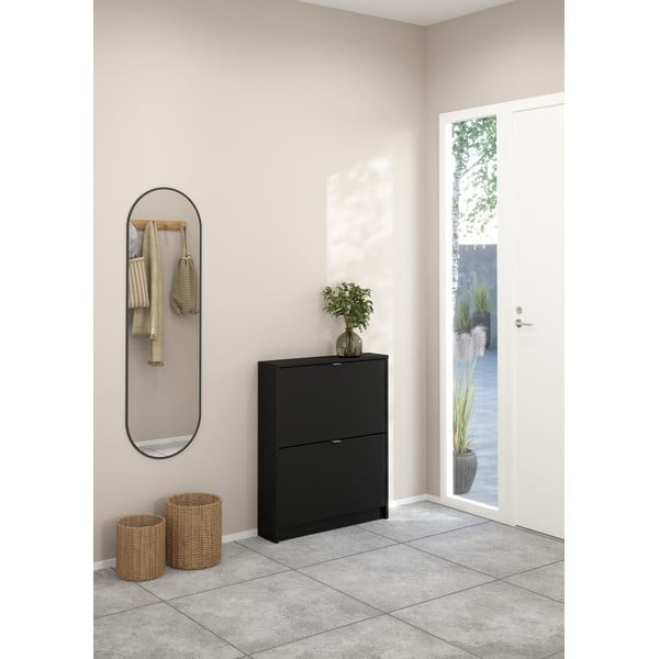 Pantofar negru cu deschidere înclinată Shoes – Tvilum-image-1