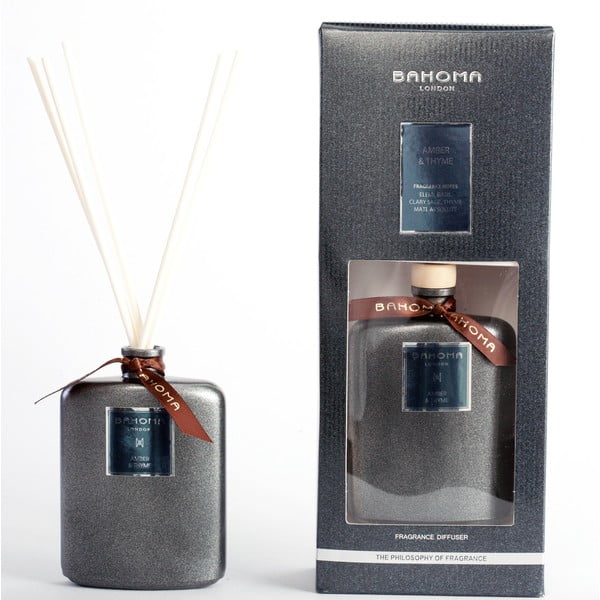 Difuzor de parfum Bahoma London, aromă de ambra și chihlimbar, 100 ml