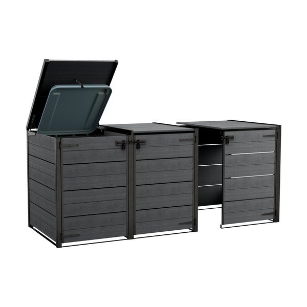 Dulap de grădină gri închis din plastic Hide Away – Keter