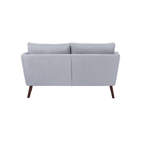 Canapea cu 2 locuri Mazzini Sofas Elena, gri deschis-image-3