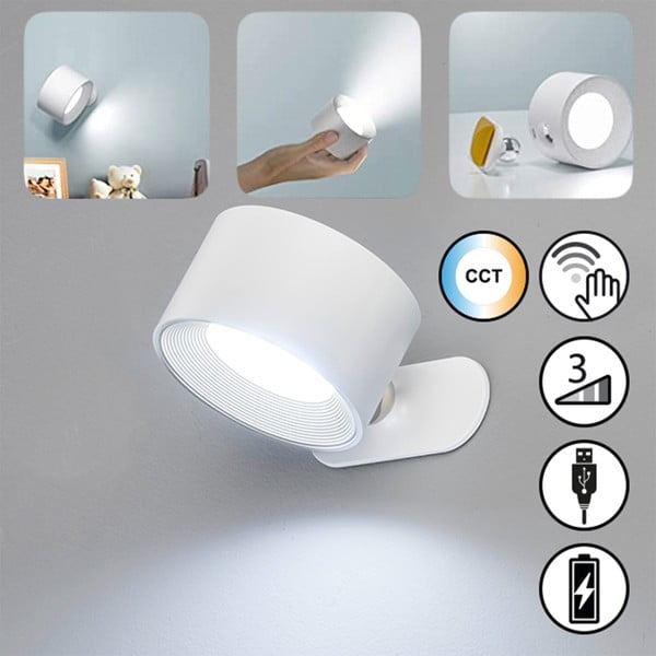 Aplică de perete albă LED Magnetics – Fischer & Honsel-image-2