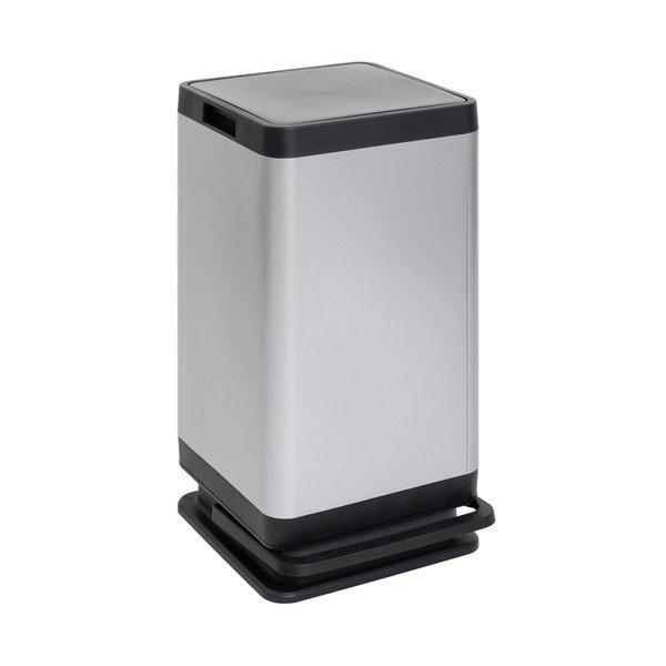Coș de gunoi argintiu cu pedală din plastic 80 l Tokyo – DEA HOME-image-2
