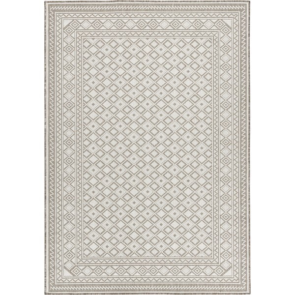 Covor de exterior bej 290x200 cm Terrazzo - Floorita-image-3