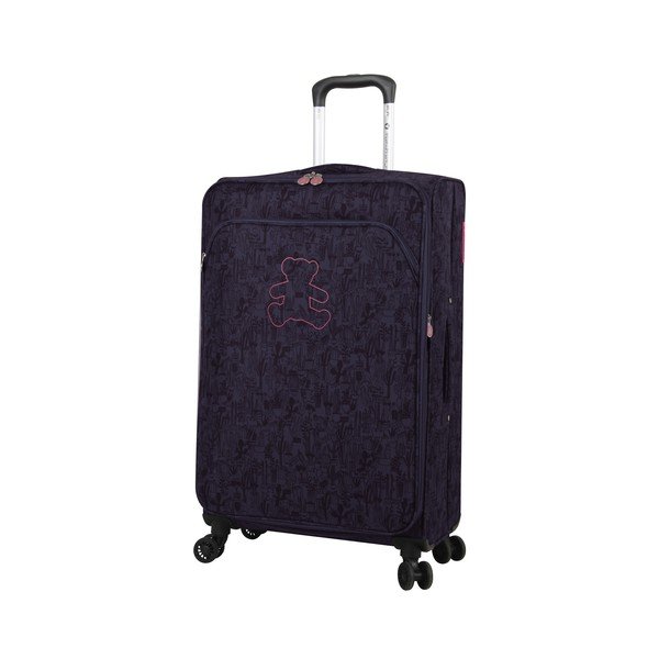 Set 3 trolere cu 4 roți Lulucastagnette Casandra, negru-image-1