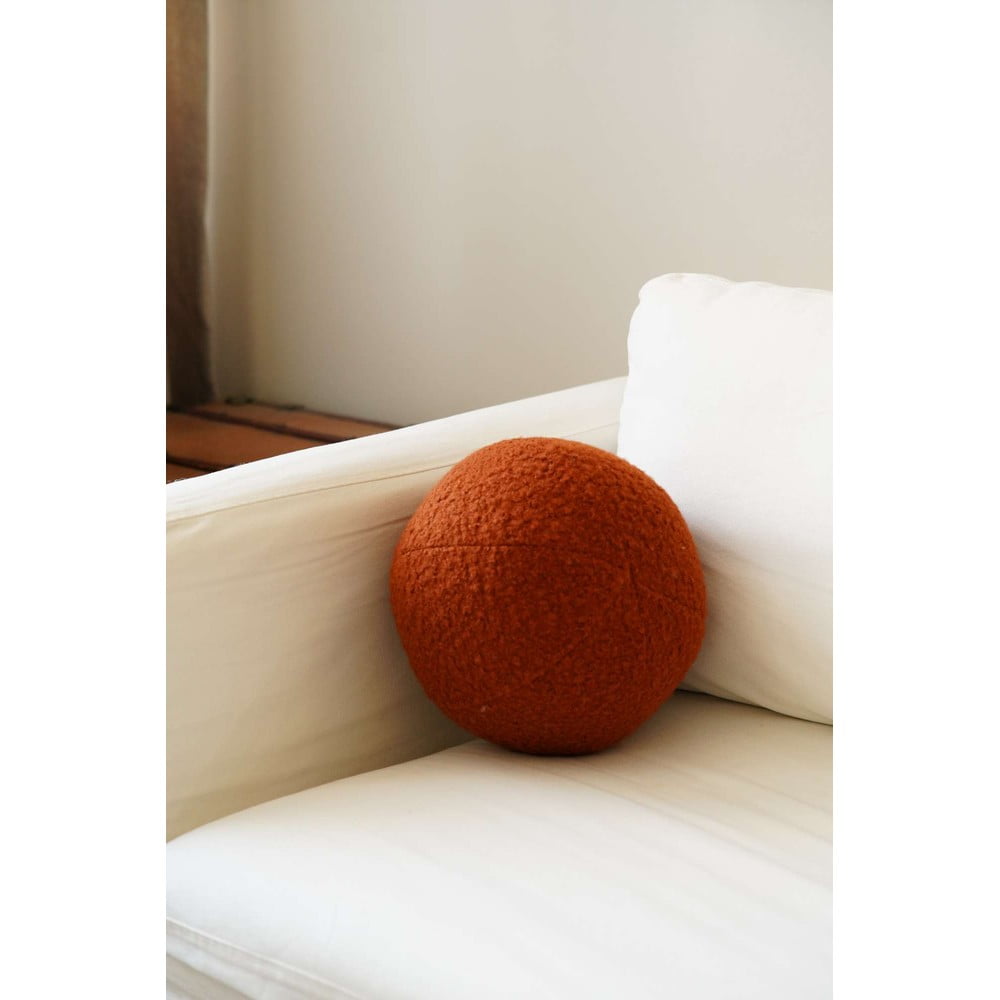 Pernă decorativă din material bouclé ø 25 cm Top – Mioli Decor