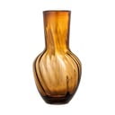 Vază maro din sticlă lucrată manual (înălțime 27 cm) Saiqa – Bloomingville
