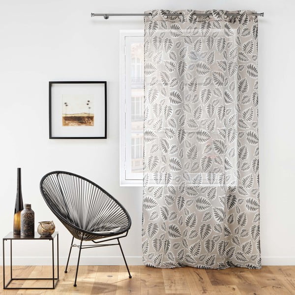 Perdea neagră/bej 140x280 cm Alma – douceur d'intérieur-image-2