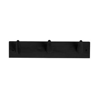 Cuier din lemn de stejar Canett Uno, lățime 40 cm, negru