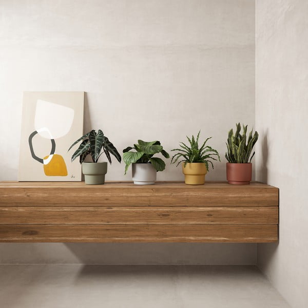 Ghiveci din ceramică făcut manual ø 17 cm Echo – Artevasi-image-2