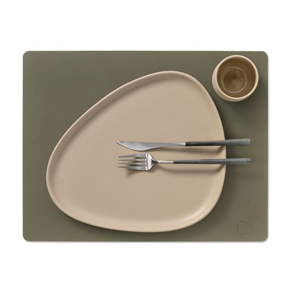 Suport pentru farfurii din piele ecologică 35x45 cm Square L Nupo – LIND DNA-image-2