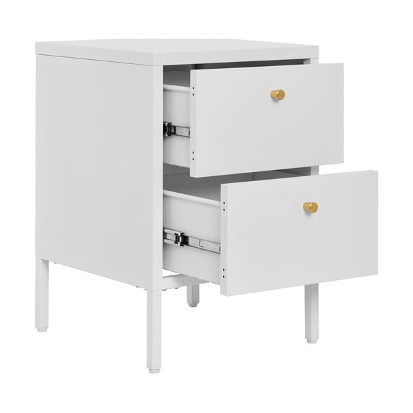 Noptieră albă din metal Dalby – House Nordic-image-3