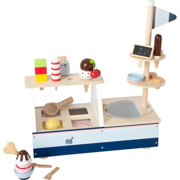 Stand de înghețată din lemn pentru copii Legler Ice Cream Buffet-image-1