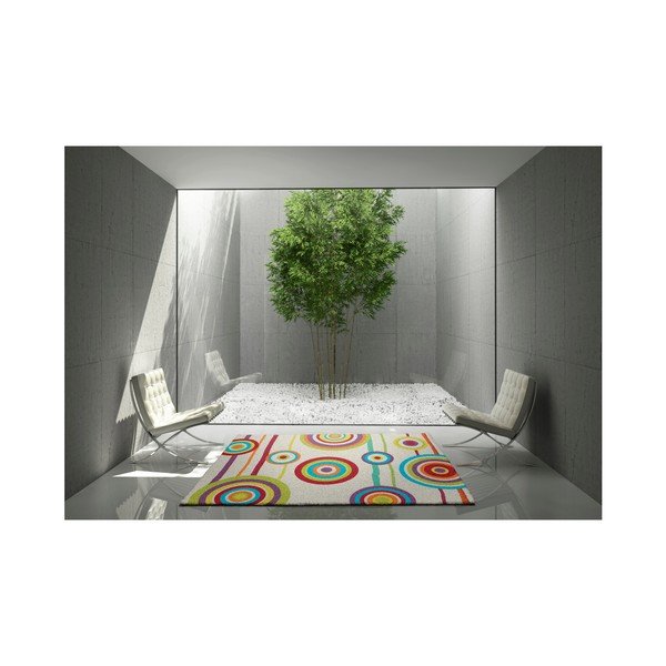 Covor Universal Clara Bianco, 133 x 190 cm-image-1