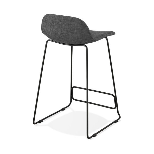 Scaun de bar Kokoon Vancouver Mini, înălțime 66 cm, gri închis-image-4
