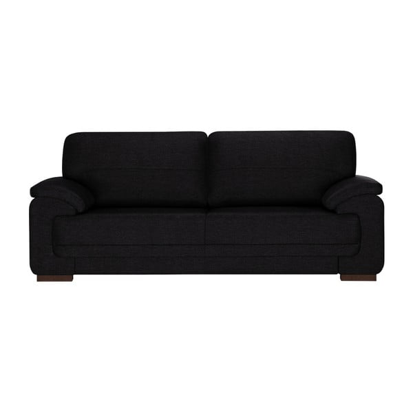 Canapea cu 3 locuri Florenzzi Casavola, negru