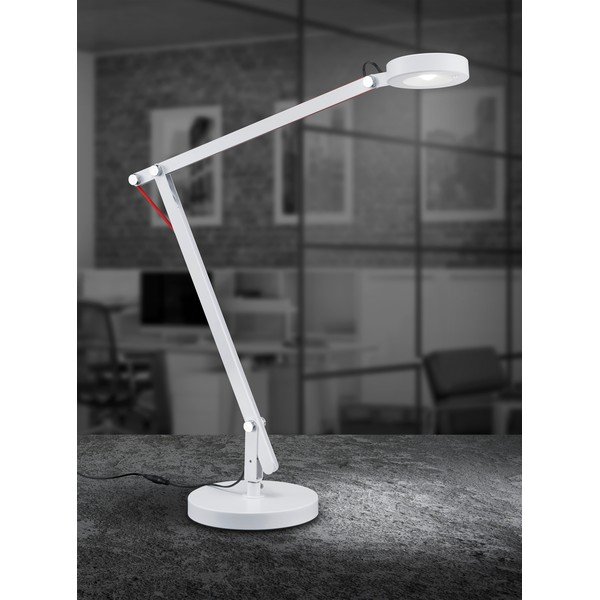 Veioză albă LED cu structură flexibilă (înălțime 90 cm) Amsterdam – Trio-image-3
