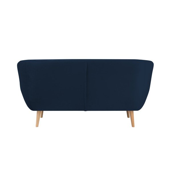 Canapea cu 2 locuri Mazzini Sofas BENITO, albastru închis-image-1