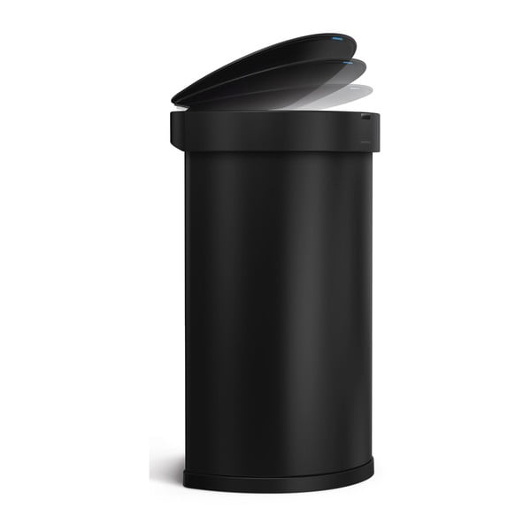 Coș de gunoi cu senzori de deschidere din oțel inoxidabil 45 l – simplehuman
