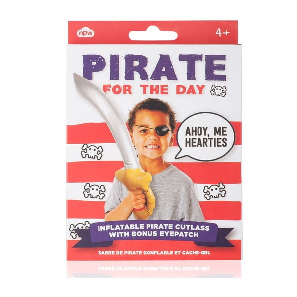 Set sabie gonflabilă și petic pentru ochi NPW Pirate For The Day