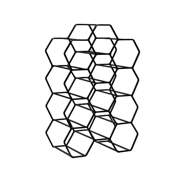 Suport de vin din metal negru pentru 12 sticle Salbris - Light & Living-image-4