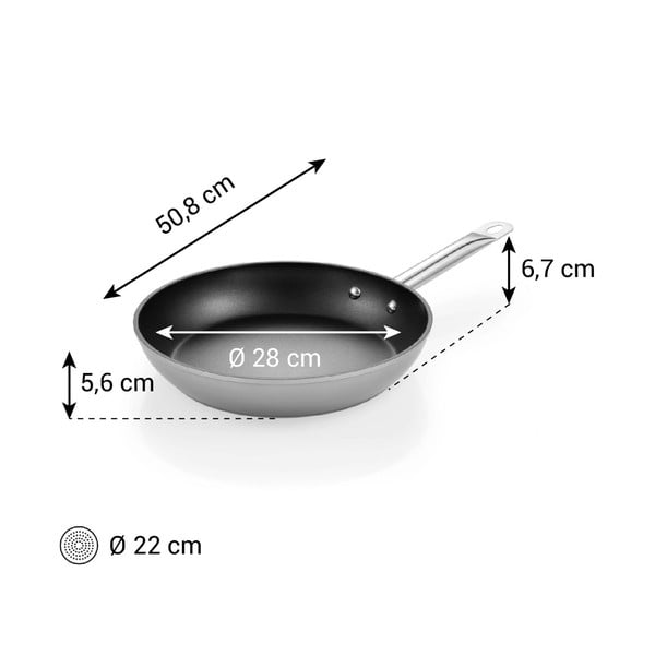 Tigaie cu suprafață antiaderentă din aluminiu ø 29 cm GrandChef+ – Tescoma-image-1