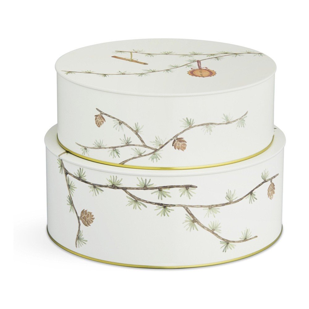 Recipiente 2 buc. pentru biscuiți Hammershøi Christmas – Kähler Design