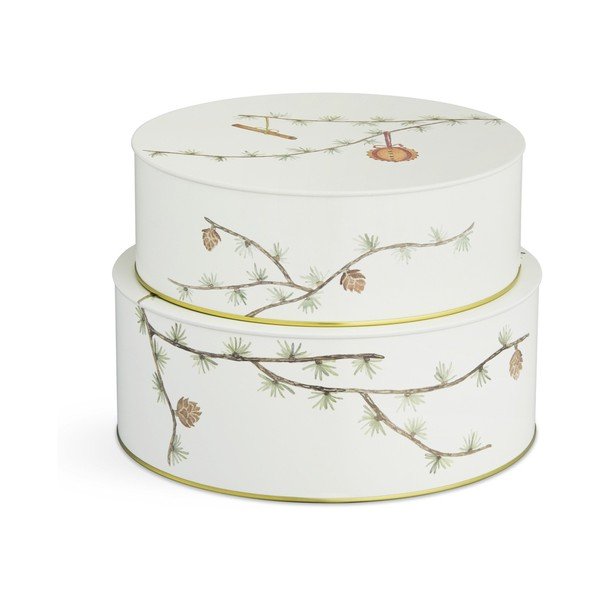 Recipiente 2 buc. pentru biscuiți Hammershøi Christmas – Kähler Design