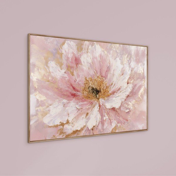 Tablou cu ramă/pe pânză imprimat 100x70 cm Floral Whispers – Styler-image-2