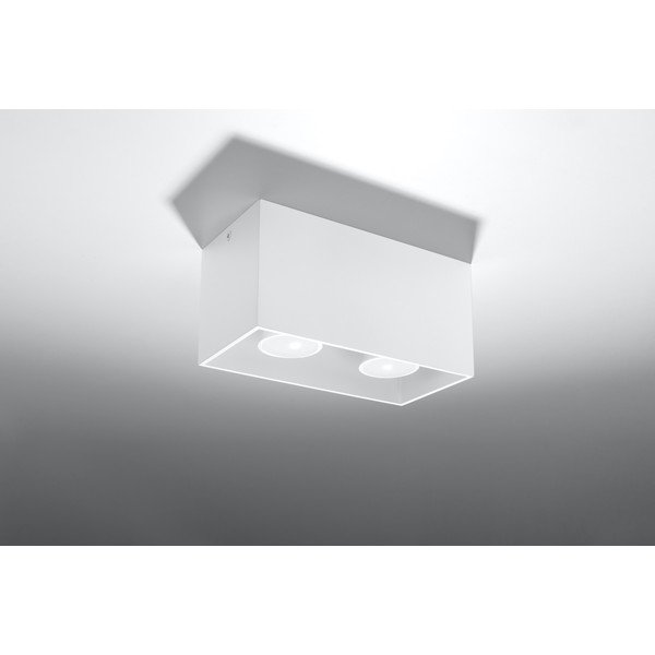 Plafonieră Sollux Geo 2L, alb-image-1