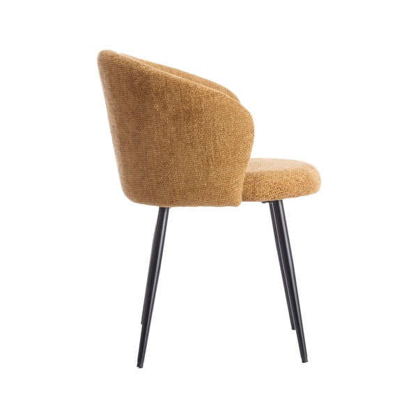 Set de scaune de sufragerie galben ocru 2 buc. din metal Radaja – Light & Living-image-3